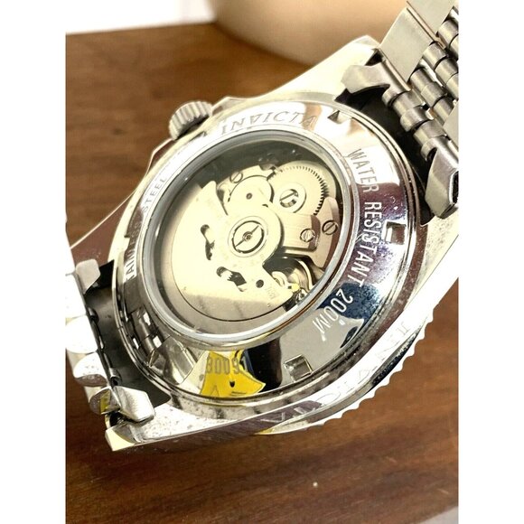 Invicta Men's Watch 30091 Pro Diver Automatic Silver Stainless Steel Black Dial - Picture 6 of 14